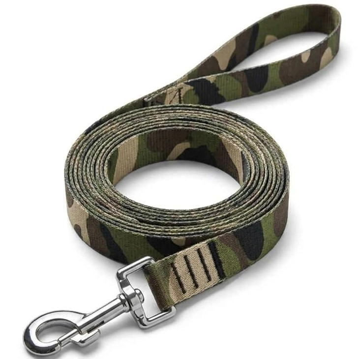 Reflective Army Green Heavy Duty Leash