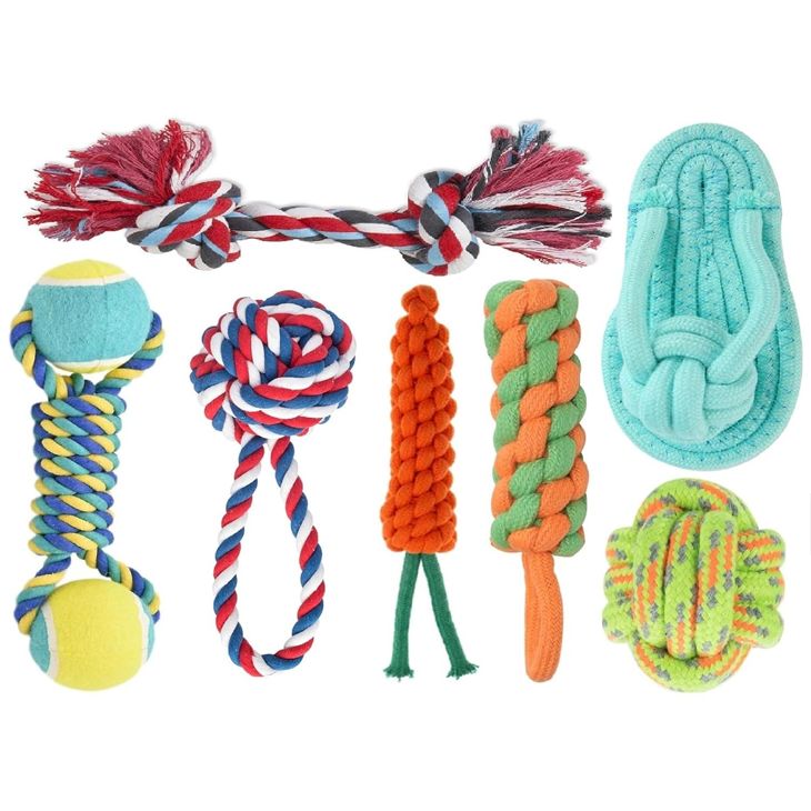 Multi-Piece Cotton Rope Toy Pack