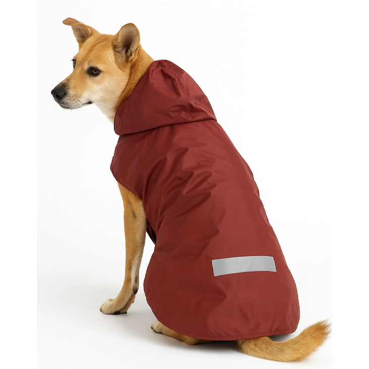 Adjustable Reflective Large Dog Raincoat