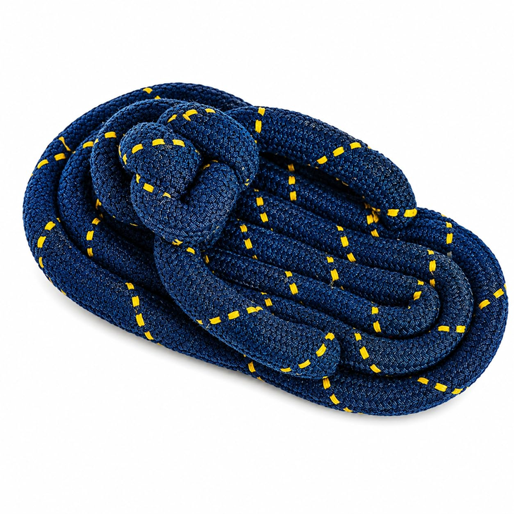 Teething Cotton Rope Slipper Toy