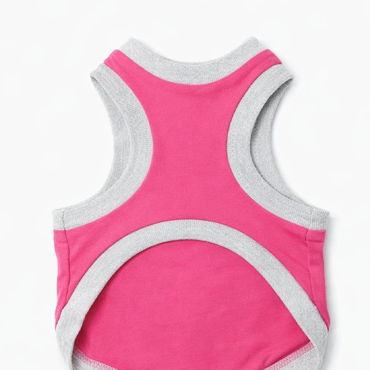 Ribbed Cotton Sleeveless Pet Comfort Vest