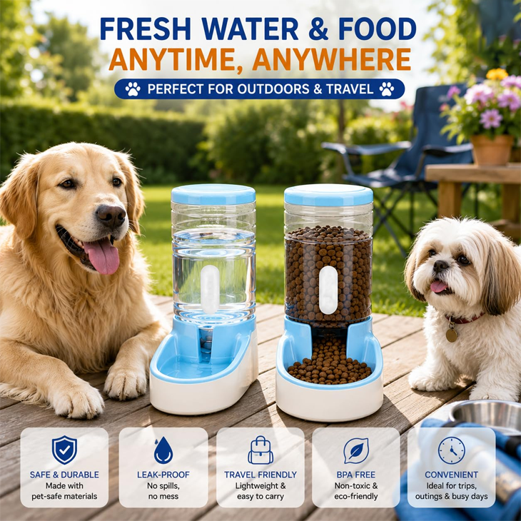Programmable Automatic Pet Feeder with Portion Control