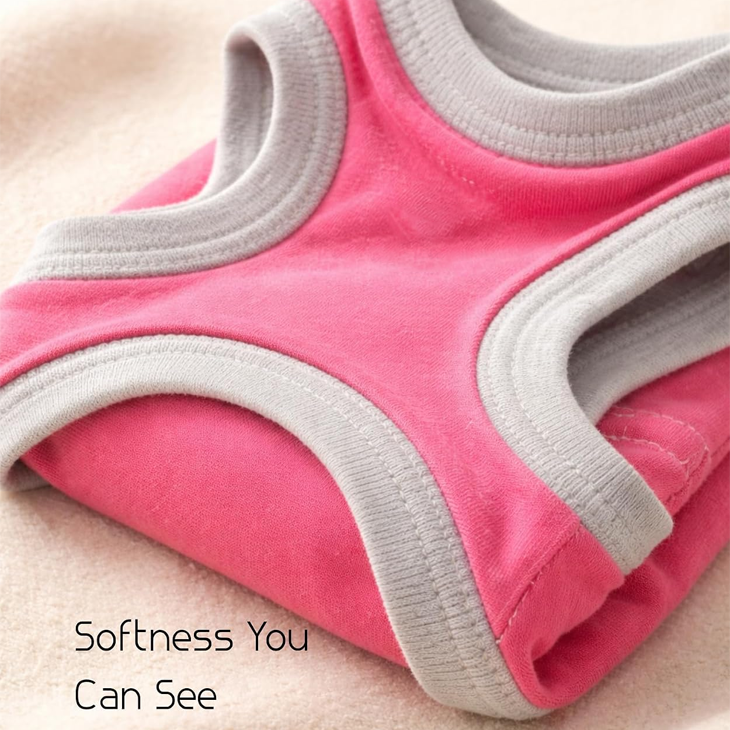Ribbed Cotton Sleeveless Pet Comfort Vest