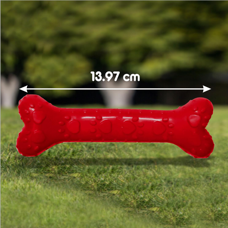 Flexible Non-Toxic Rubber Chew Bone