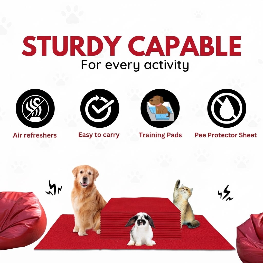 Purple Waterproof Reusable Pet Training Pad