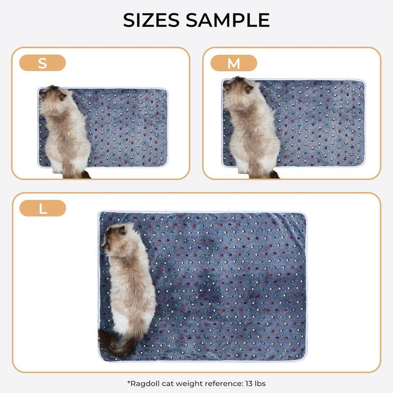 Blue Velvet Floral Pet Throw Blanket