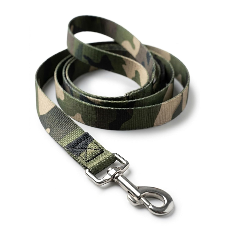 Reflective Army Green Heavy Duty Leash