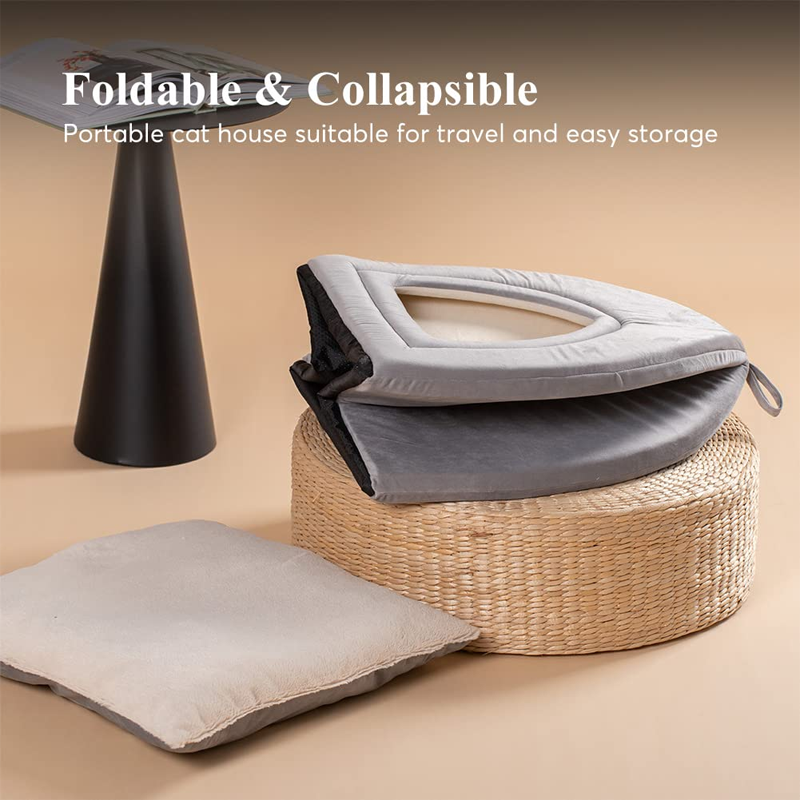 Foldable Animal Cave Indoor Cat Tent Bed