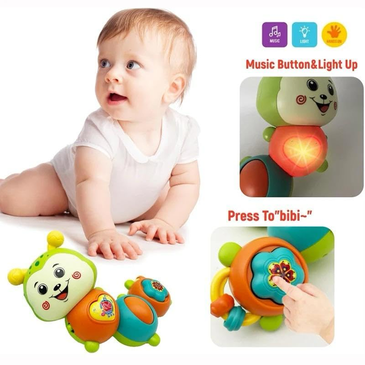 Sensory Development Rattle Caterpillar