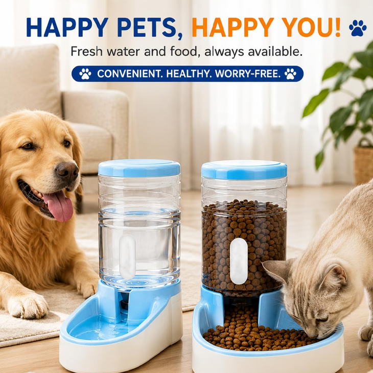 Programmable Automatic Pet Feeder with Portion Control