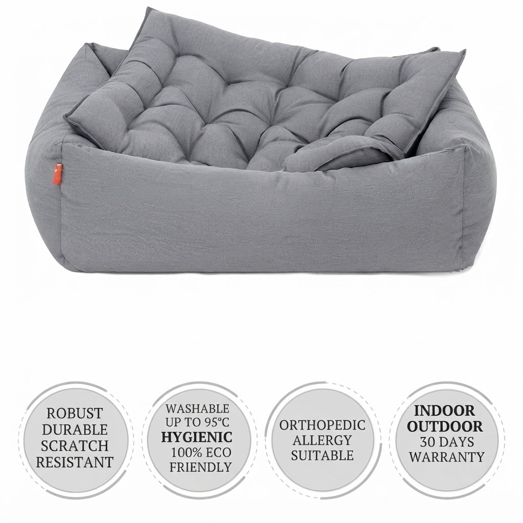 Reversible Velvet Cozy Pet Basket