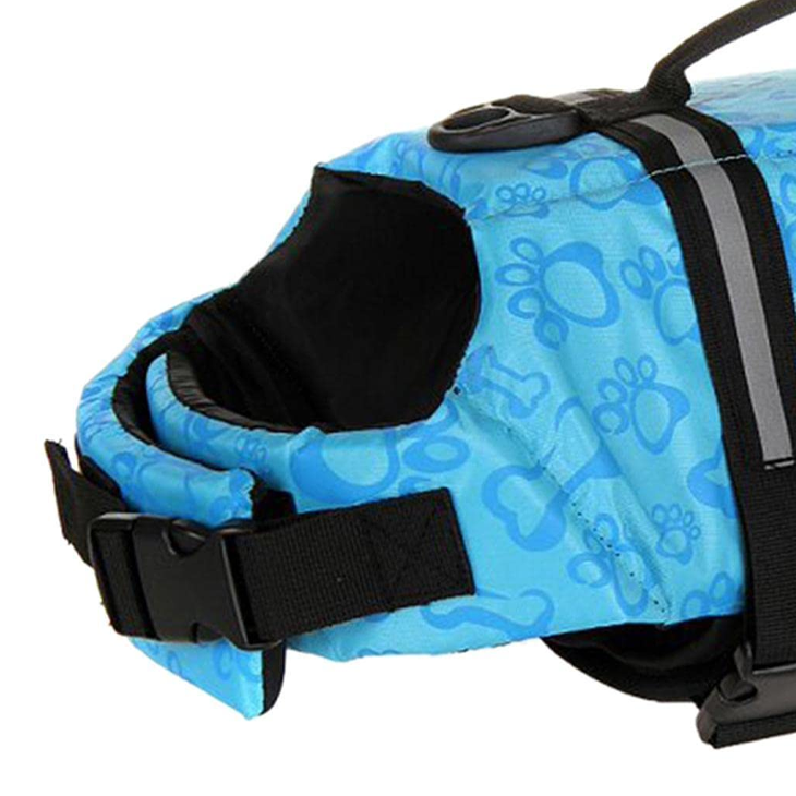 Blue Reflective Aquatic Dog Safety Vest