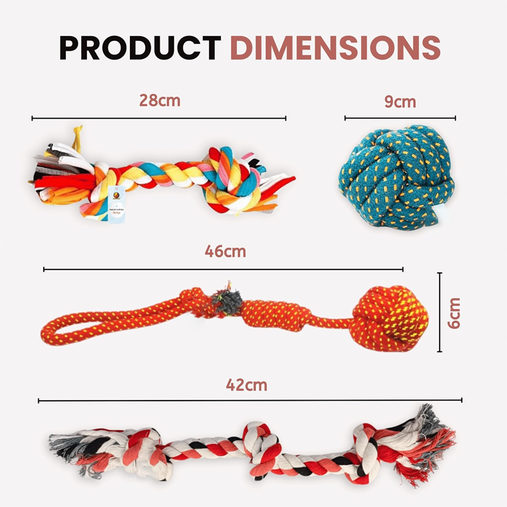 Durable Four-Piece Cotton Rope Combo