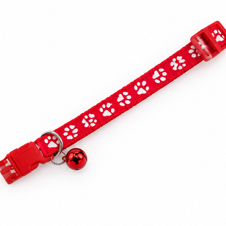 Scarlet Soft Breakaway Bell Collar