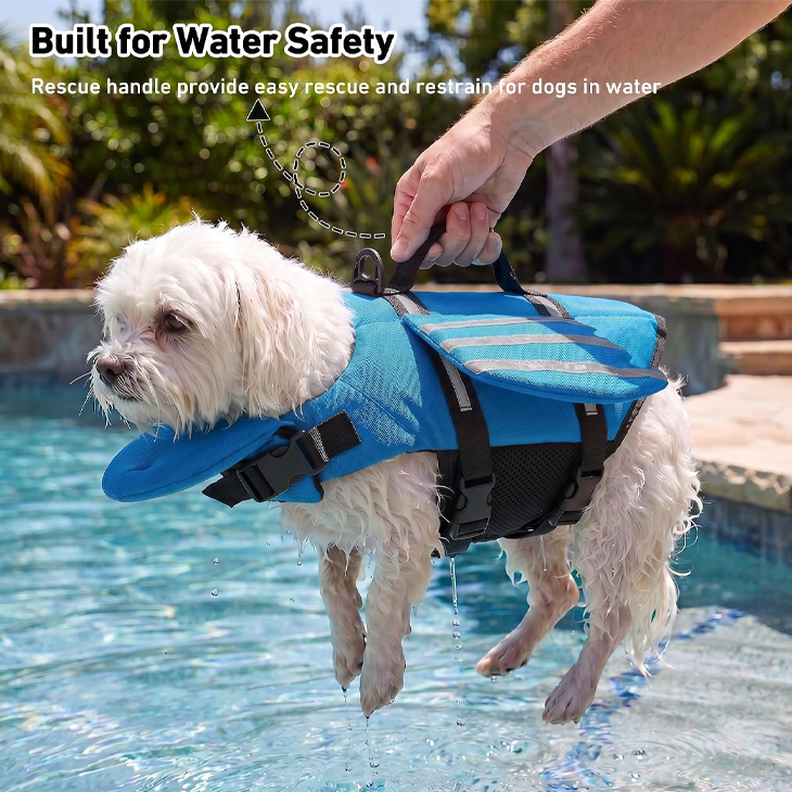 Winged Reflective Buoyancy Dog Life Vest