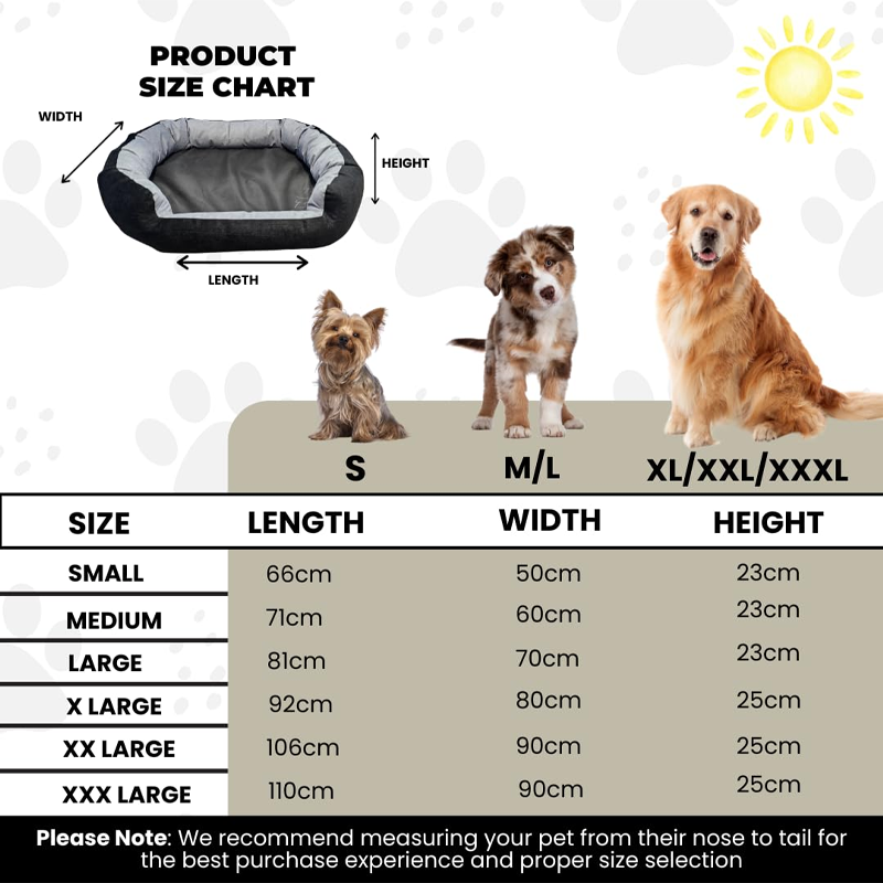 Plush Rectangle Pet Lounger Cushion Bed