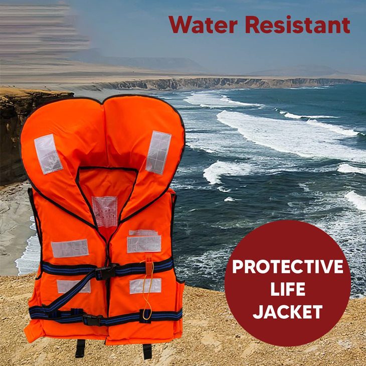 Orange EPE Foam Swimming Safety Vest