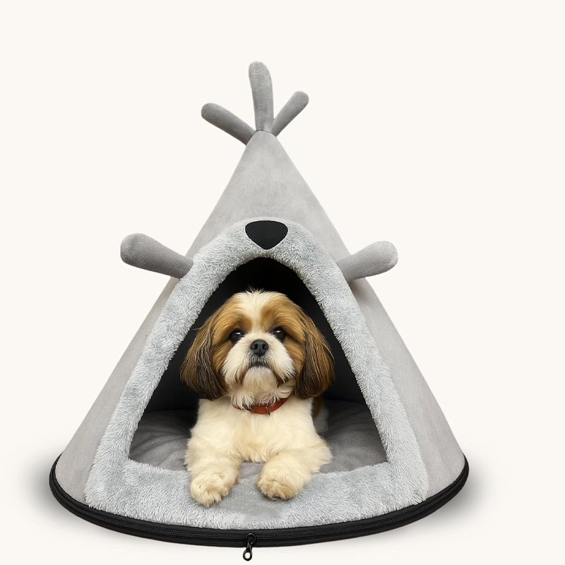 Pyramid Shaped Cozy Small Pet Hideaway Hut