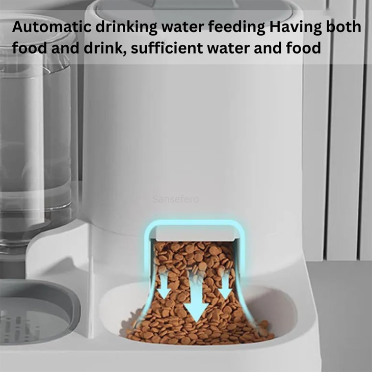 Dual Food and Water Gravity Dispenser Set