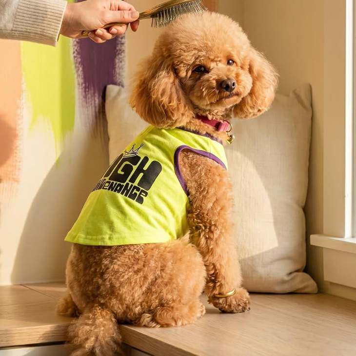 Sleeveless Cotton Printed Pet Summer Tee